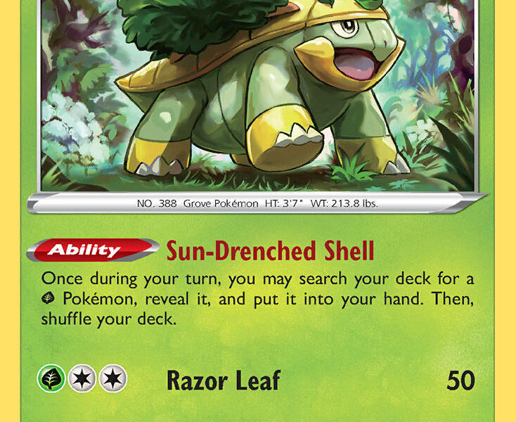 Grotle Pokemon Kaart