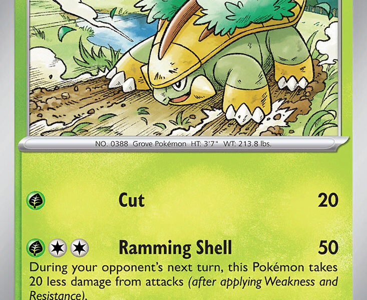 Grotle Pokemon Kaart