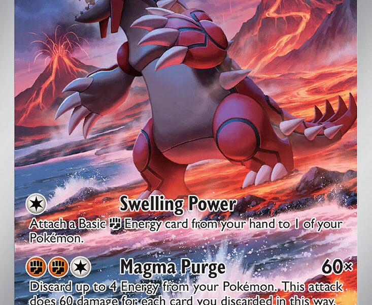 Groudon Pokemon Kaart