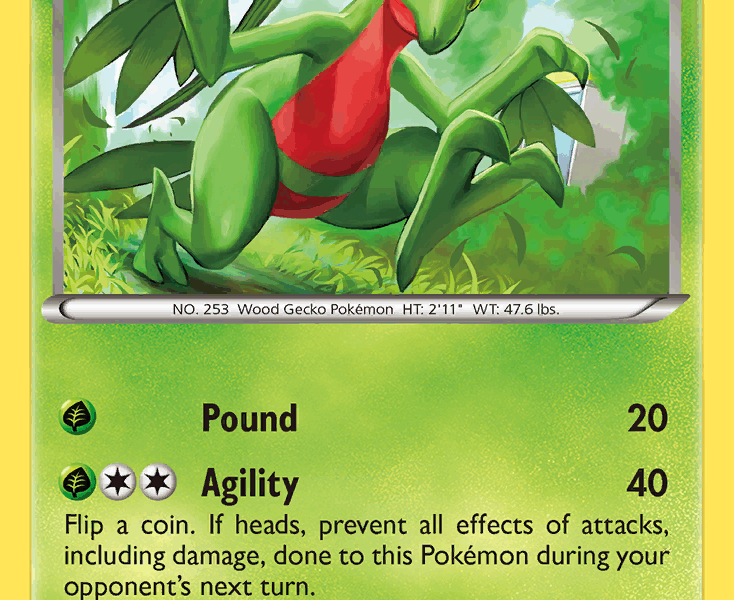 Grovyle Pokemon Kaart