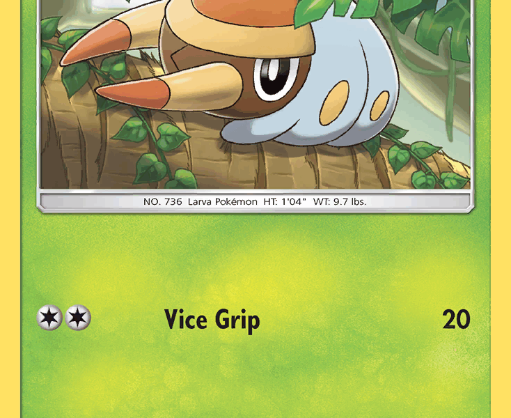 Grubbin Pokemon Kaart