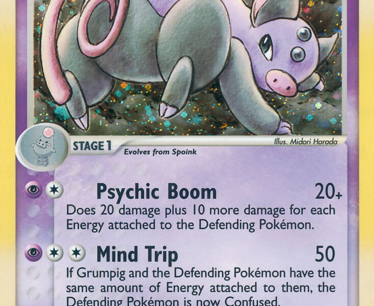 Grumpig Pokemon Kaart