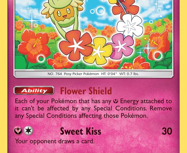 Comfey Pokemon Kaart
