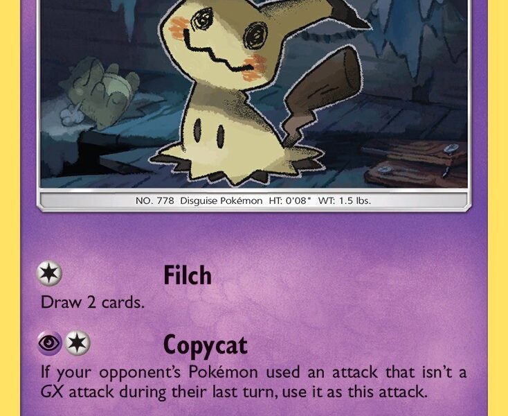 Mimikyu Pokemon Kaart
