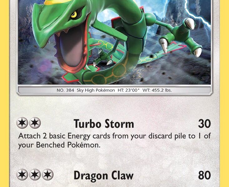 Rayquaza Pokemon Kaart