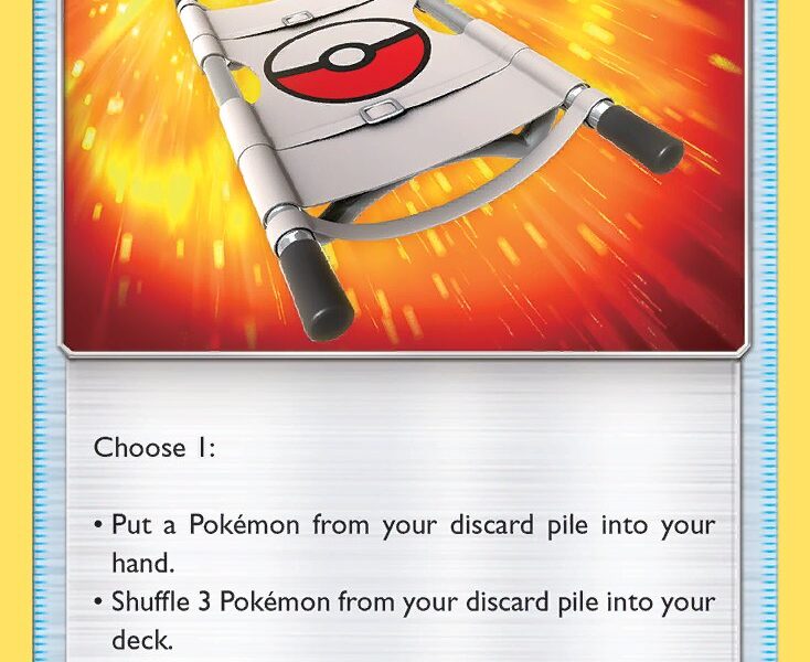Rescue Stretcher Pokemon Kaart
