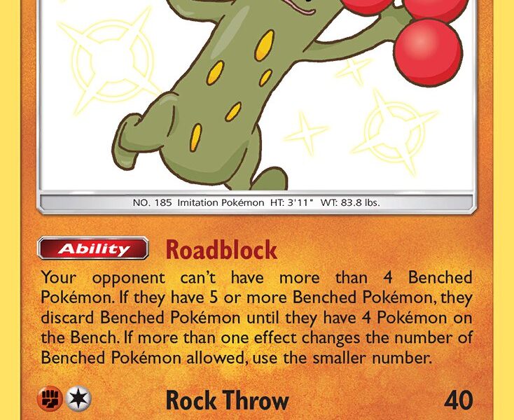 Sudowoodo Pokemon Kaart