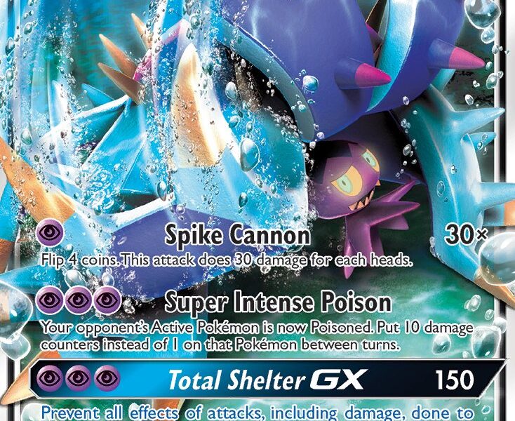 Toxapex-GX Pokemon Kaart