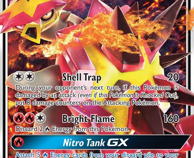 Turtonator-GX Pokemon Kaart