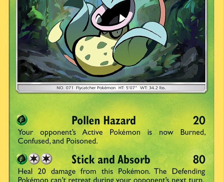 Victreebel Pokemon Kaart