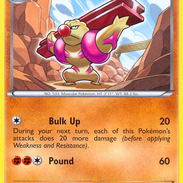 Gurdurr Pokemon Kaart