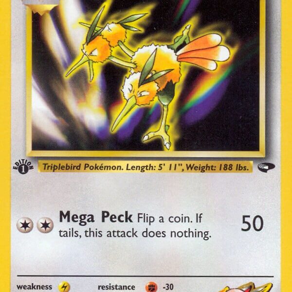 Blaine’s Dodrio Pokemon Kaart