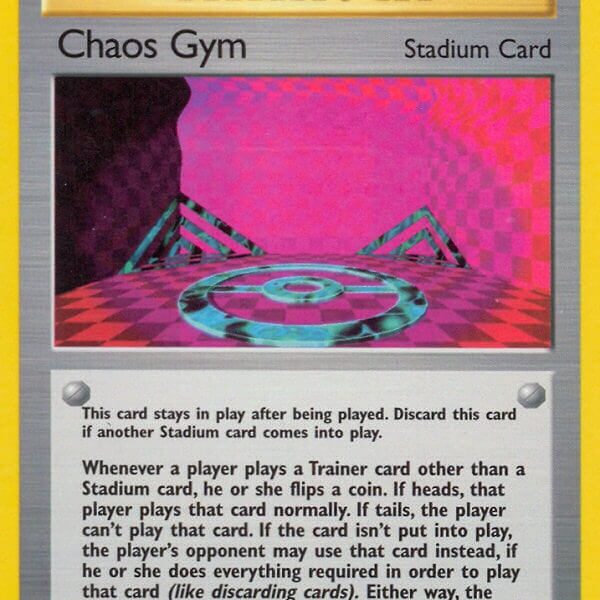 Chaos Gym Pokemon Kaart