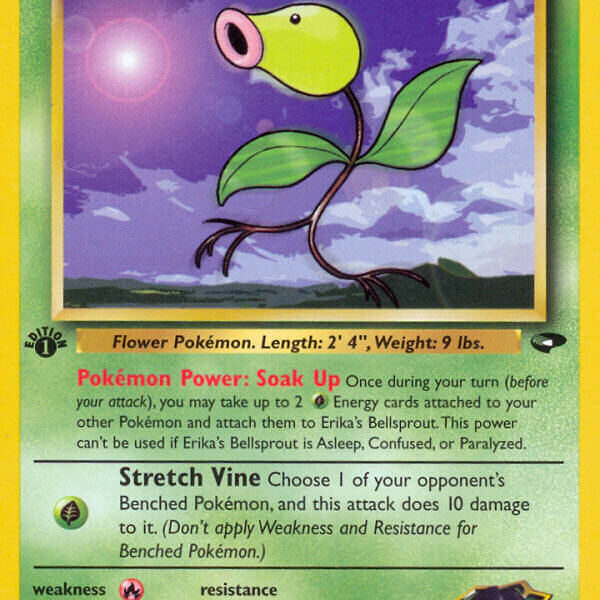 Erika’s Bellsprout Pokemon Kaart
