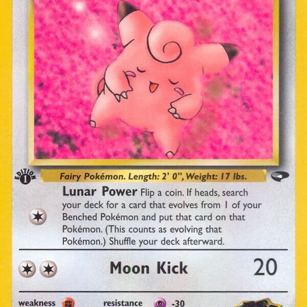 Erika’s Clefairy Pokemon Kaart