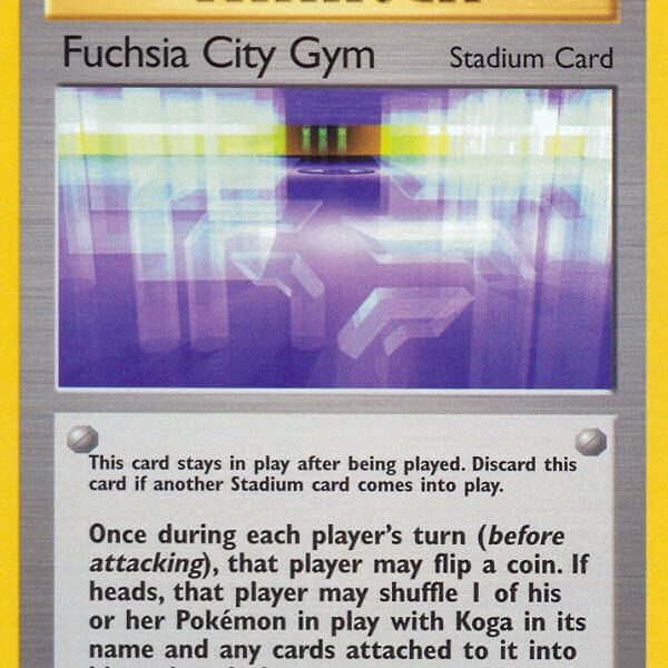 Fuchsia City Gym Pokemon Kaart