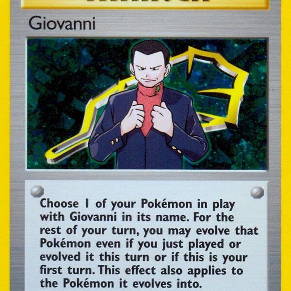Giovanni Pokemon Kaart