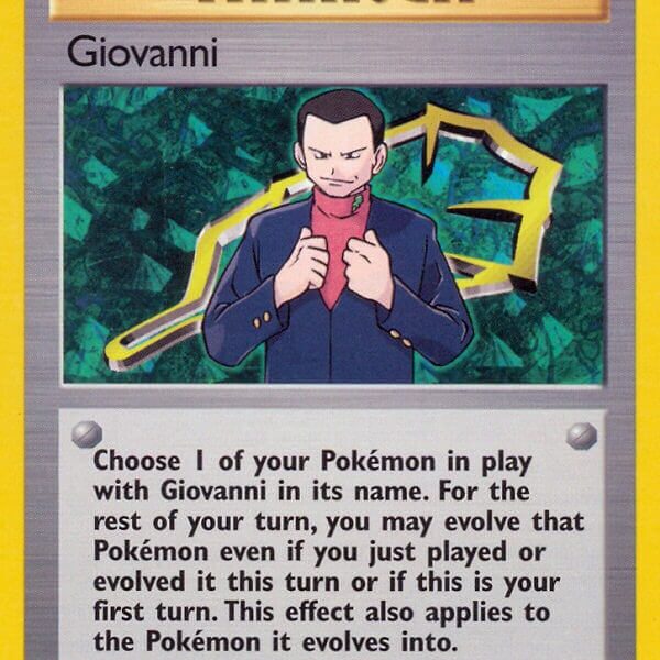 Giovanni Pokemon Kaart