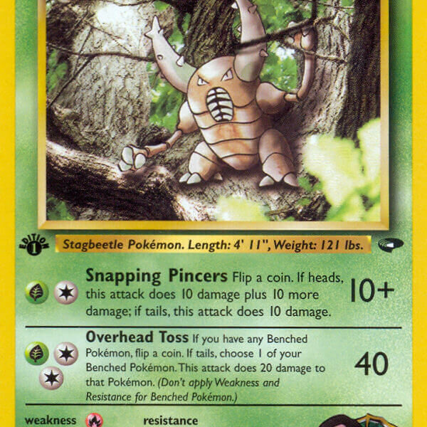 Giovanni’s Pinsir Pokemon Kaart