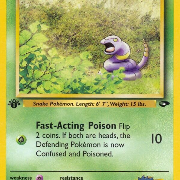Koga’s Ekans Pokemon Kaart
