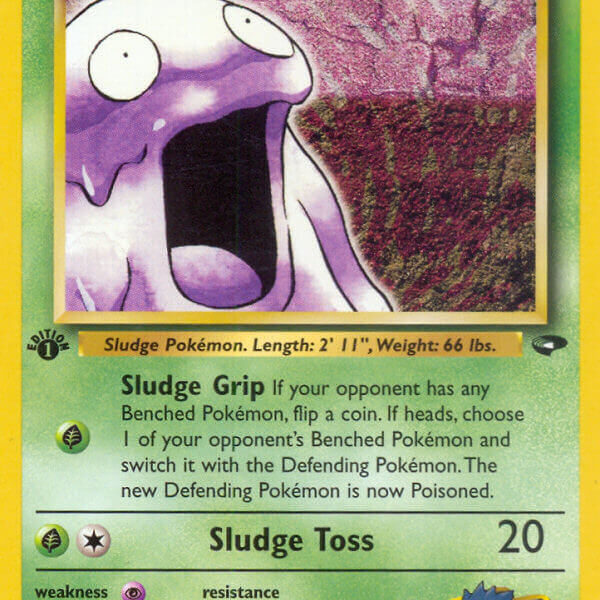 Koga’s Grimer Pokemon Kaart