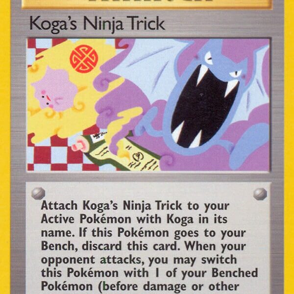 Koga’s Ninja Trick Pokemon Kaart