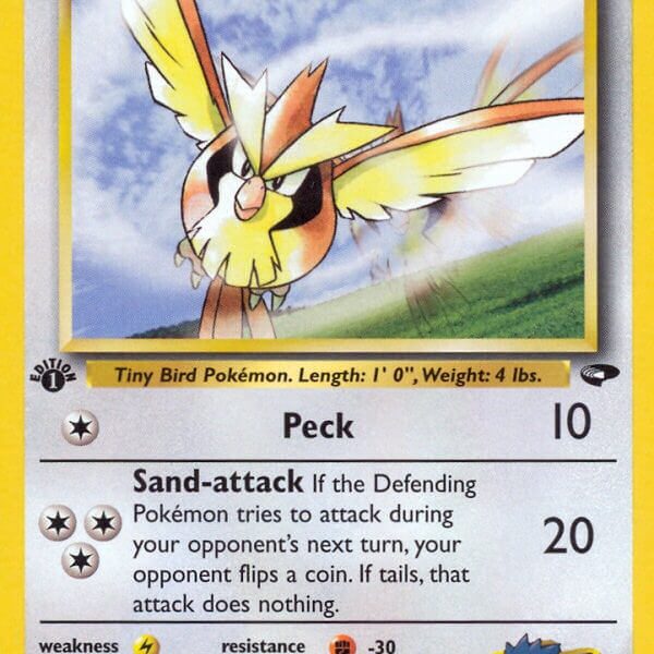 Koga’s Pidgey Pokemon Kaart
