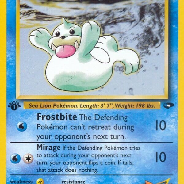Misty’s Seel Pokemon Kaart