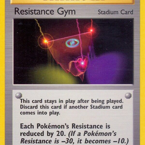 Resistance Gym Pokemon Kaart