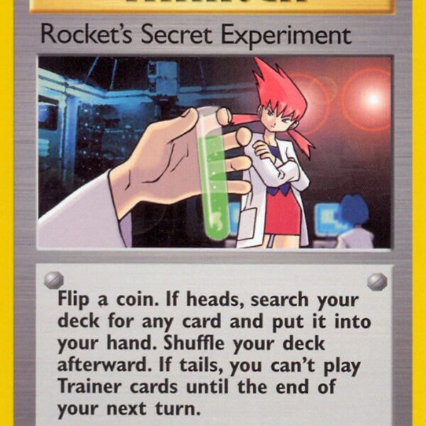 Rocket’s Secret Experiment Pokemon Kaart