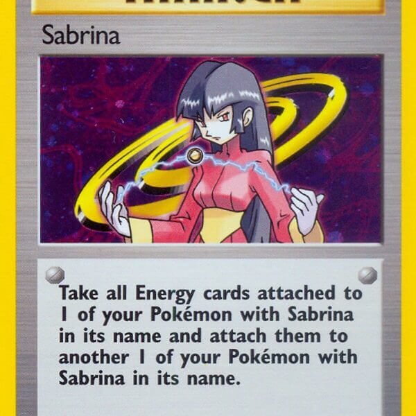 Sabrina Pokemon Kaart