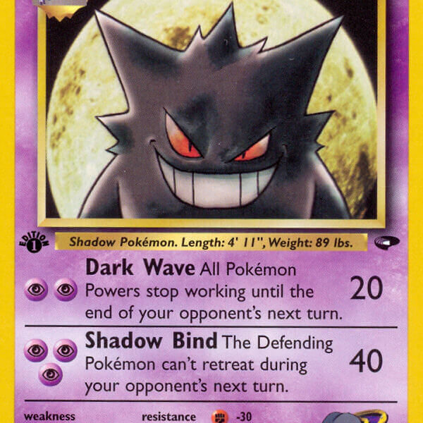 Sabrina’s Gengar Pokemon Kaart