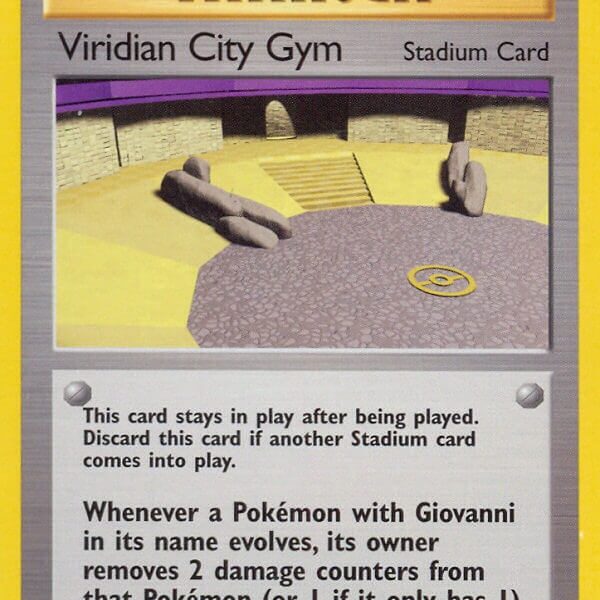 Viridian City Gym Pokemon Kaart