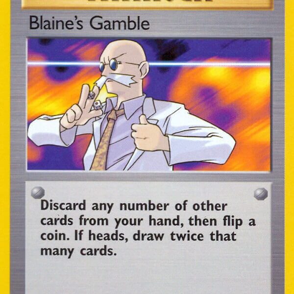 Blaine’s Gamble Pokemon Kaart