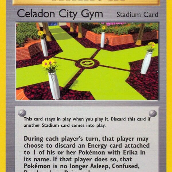 Celadon City Gym Pokemon Kaart
