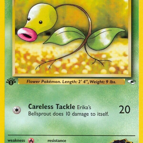 Erika’s Bellsprout Pokemon Kaart
