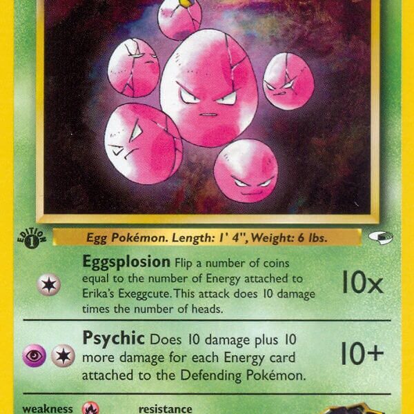 Erika’s Exeggcute Pokemon Kaart