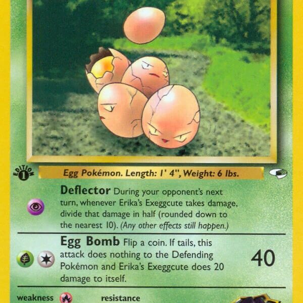 Erika’s Exeggcute Pokemon Kaart