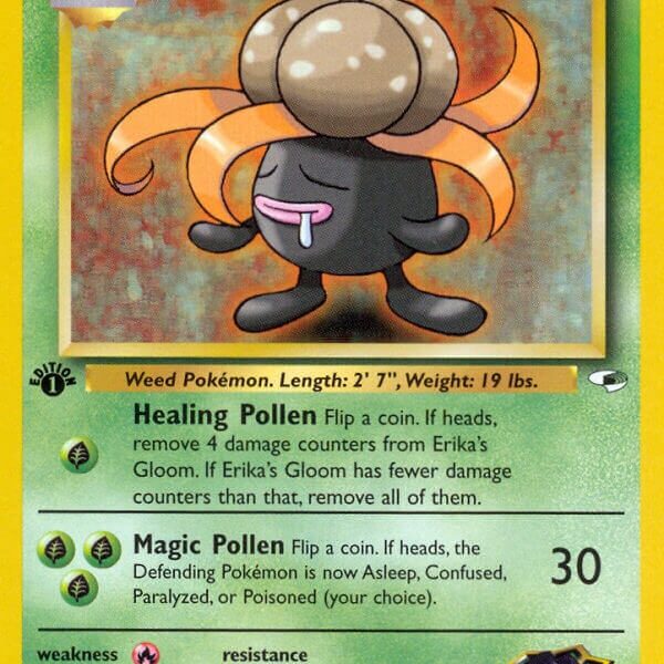 Erika’s Gloom Pokemon Kaart