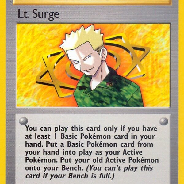 Lt. Surge Pokemon Kaart