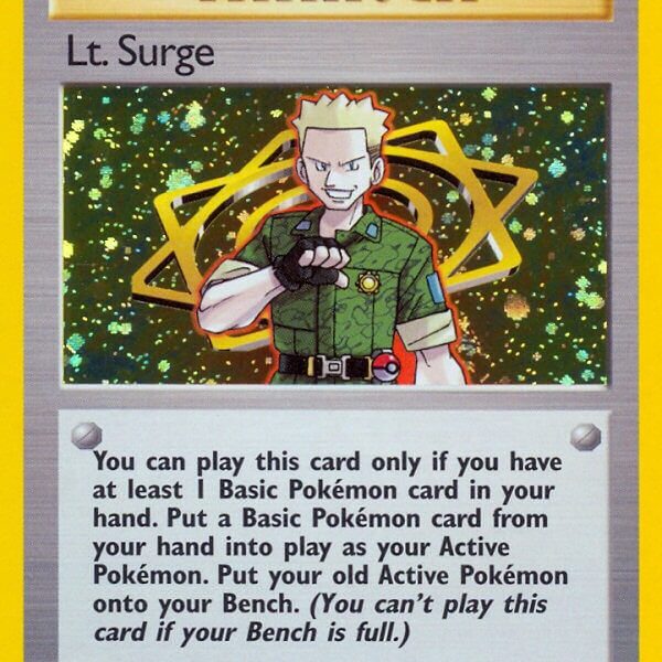 Lt. Surge Pokemon Kaart