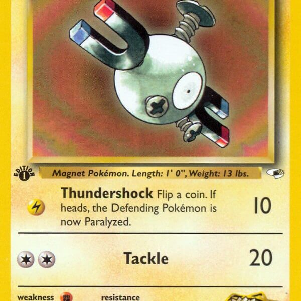 Lt. Surge’s Magnemite Pokemon Kaart