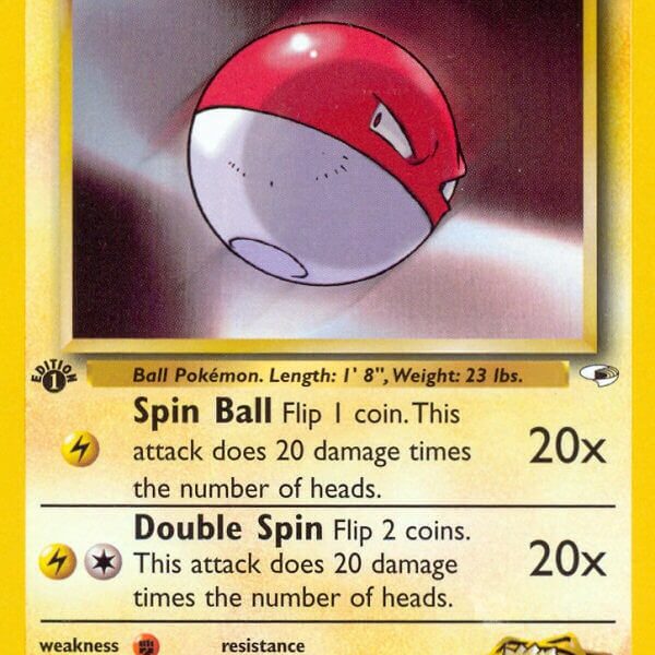 Lt. Surge’s Voltorb Pokemon Kaart