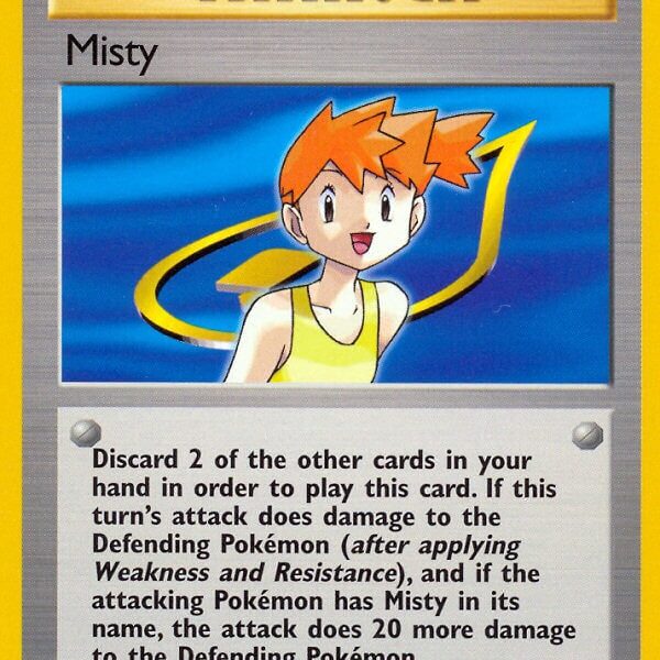 Misty Pokemon Kaart
