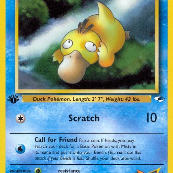 Misty’s Psyduck Pokemon Kaart