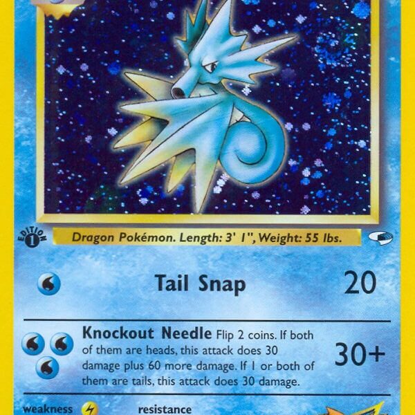 Misty’s Seadra Pokemon Kaart