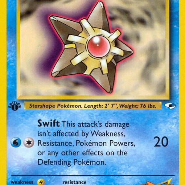 Misty’s Staryu Pokemon Kaart