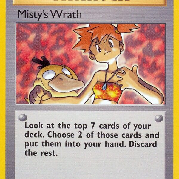 Misty’s Wrath Pokemon Kaart
