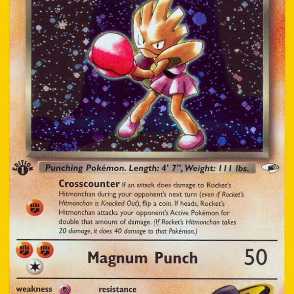 Rocket’s Hitmonchan Pokemon Kaart