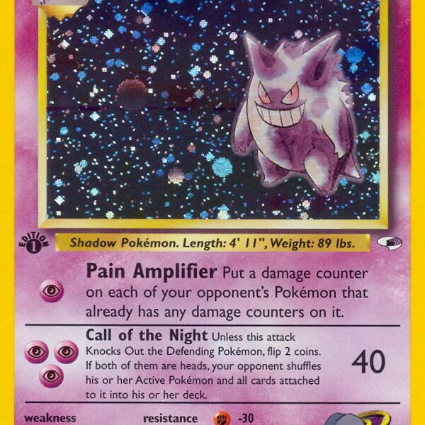 Sabrina’s Gengar Pokemon Kaart